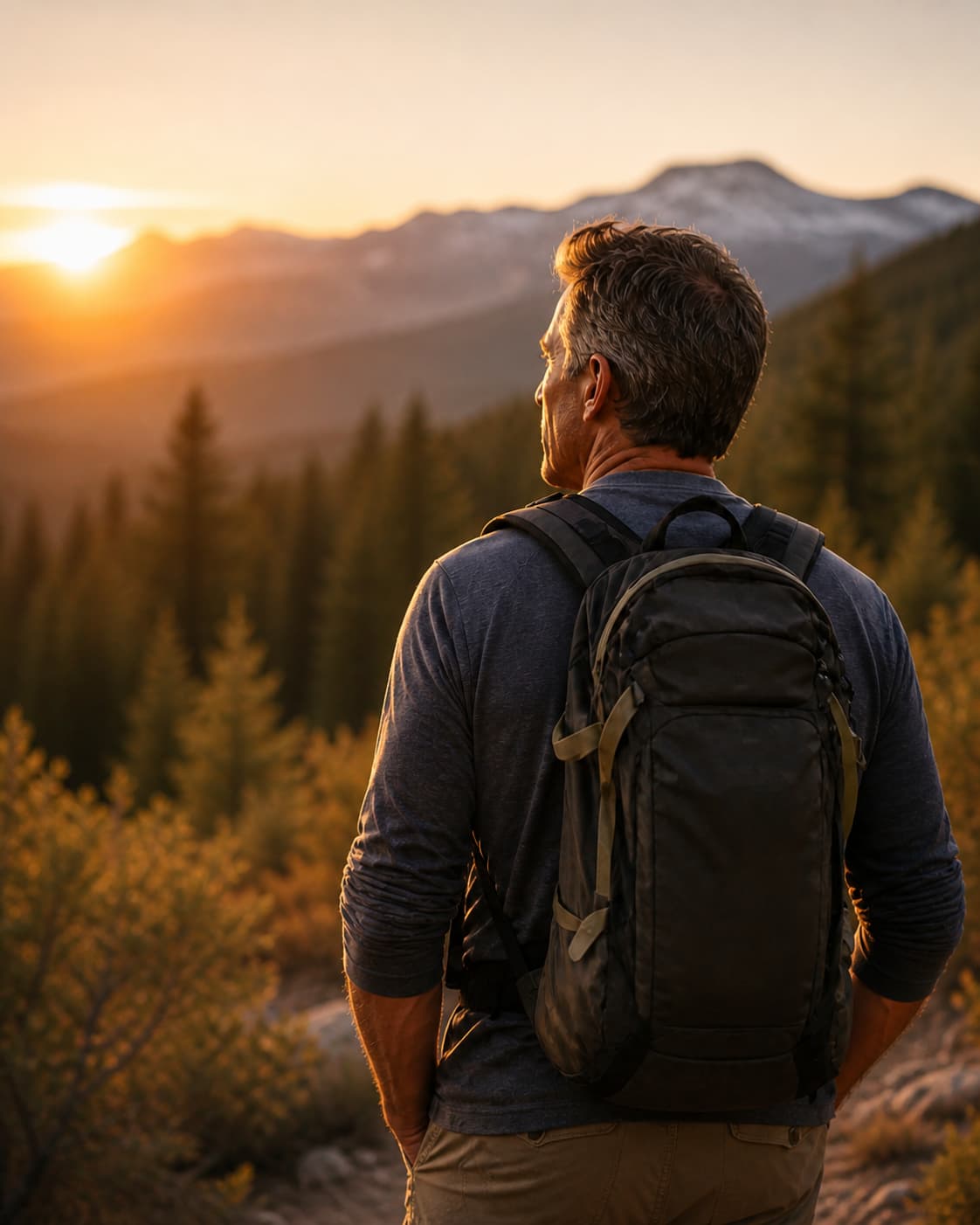 Active patient enjoying life after regenerative treatment